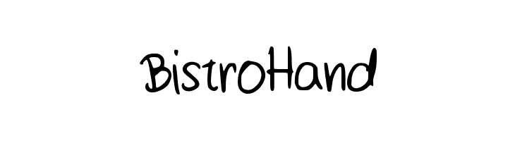BistroHand  les polices de caractères gratuit tlcharger