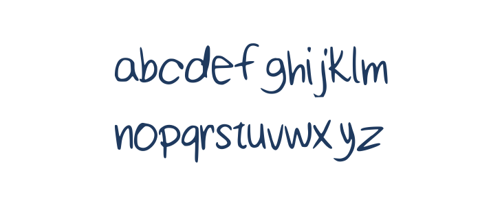 BistroHand Lowercase