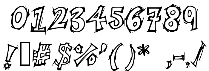 BistroSketch Font OTHER CHARS