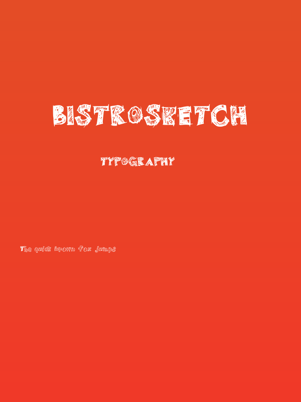 BistroSketch Poster