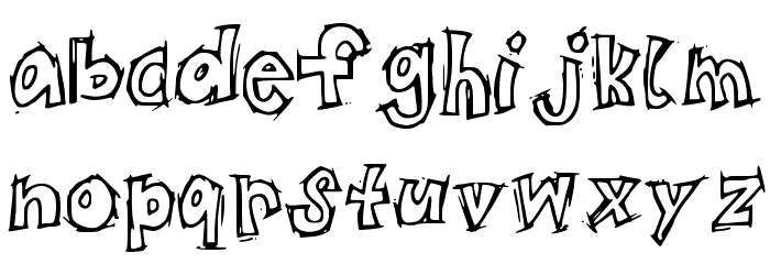 BistroSketch Font LOWERCASE