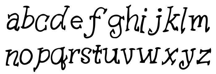 BistroWine Font LOWERCASE