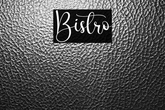Bistro Example 2