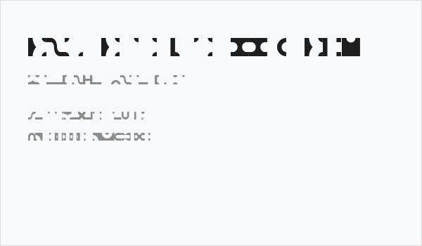 Bit Blocks TTF BRK Business Card