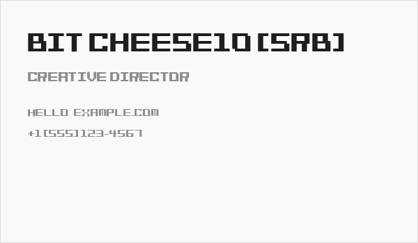 Bit Cheese10 [sRB] Business Card