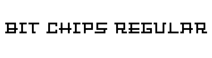 Bit Chips Regular Font