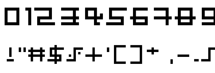 Bit Chips Regular Font OTHER CHARS