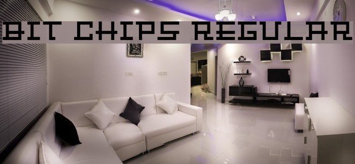 Bit Chips Regular Font examples