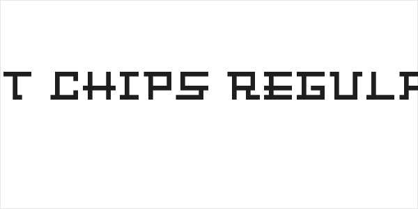Bit Chips Regular Logo