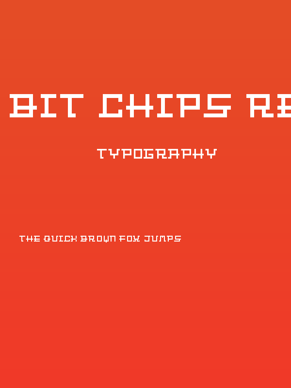 Bit Chips Regular Poster