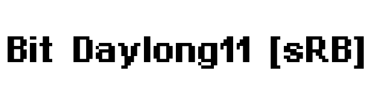 Bit Daylong11 [sRB]  フリーフォントのダウンロード