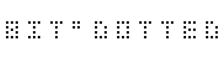 Bit Dotted Font