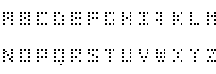 Bit Dotted Font LOWERCASE