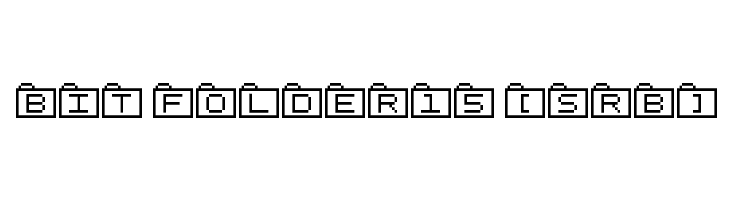 Bit Folder15 [sRB]  Скачать бесплатные шрифты