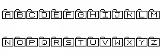 Bit Folder15 [sRB] Font LOWERCASE
