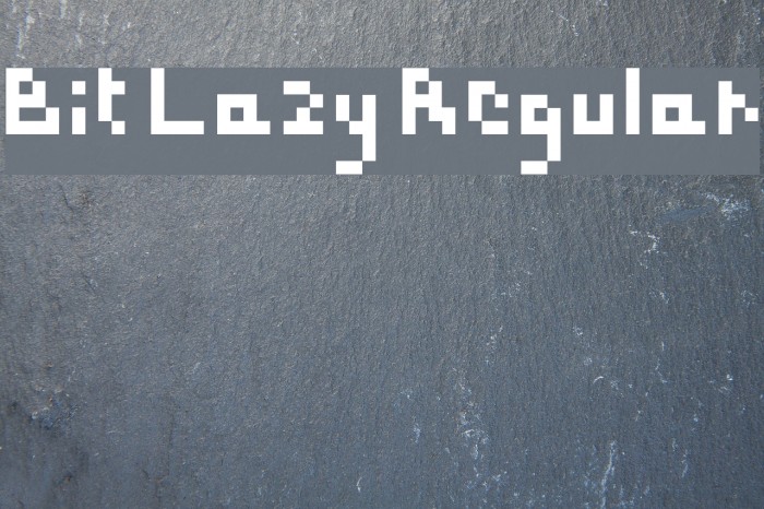 Bit Lazy Regular Example 2