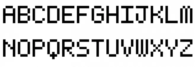 Bit Light10 [sRB] Schriftart Groß