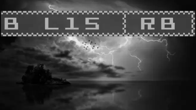 Bit Line15 [sRB] Schriftart examples