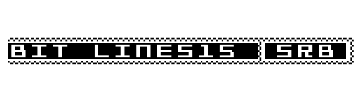 Bit Lines15 [sRB]  Free Fonts Download
