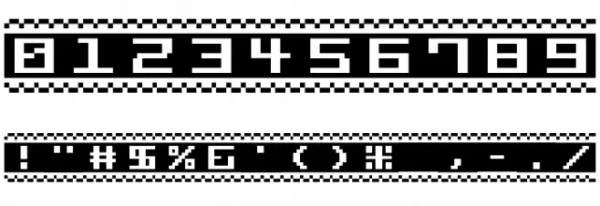 Bit Lines15 [sRB] Schriftart Anderer Schreiben