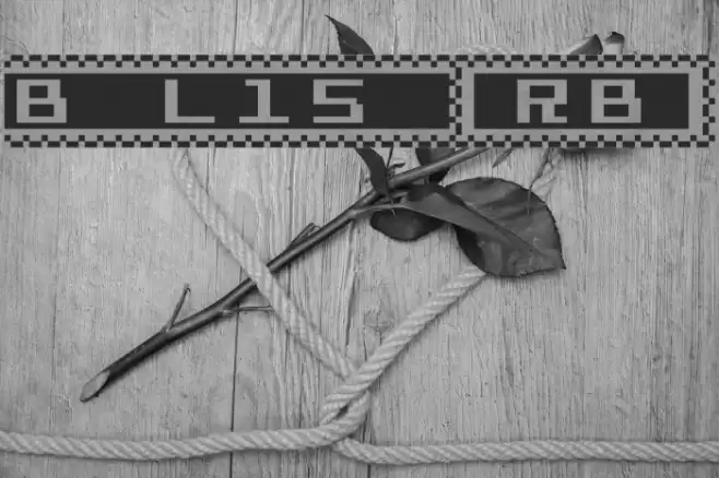 Bit Lines15 [sRB] Schriftart examples