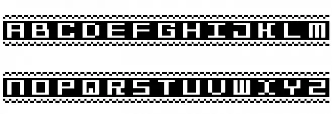 Bit Lines15 [sRB] 字体 小写
