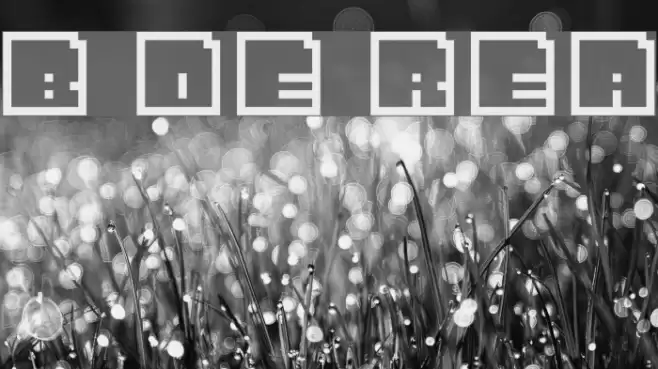 Bit Outline Regular Font examples