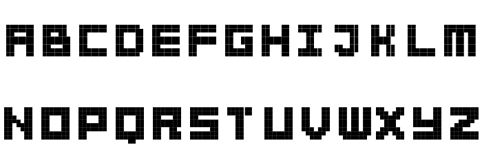 BitBold Font LOWERCASE