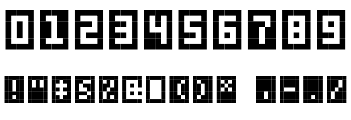 BitBox Font OTHER CHARS