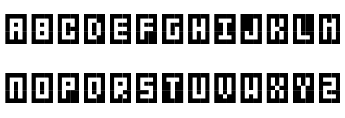 BitBox Font LOWERCASE