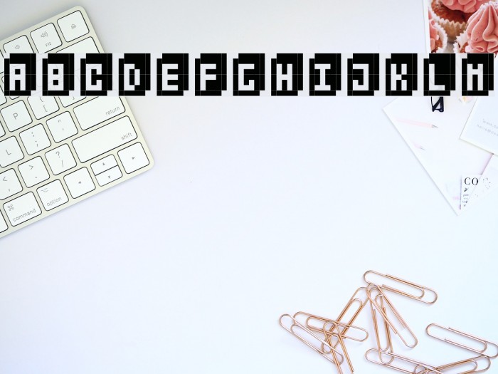 BitCube Font examples