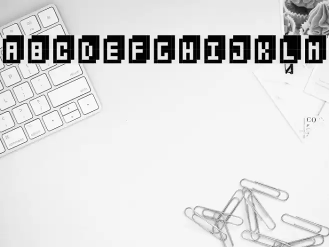 BitCube Font examples