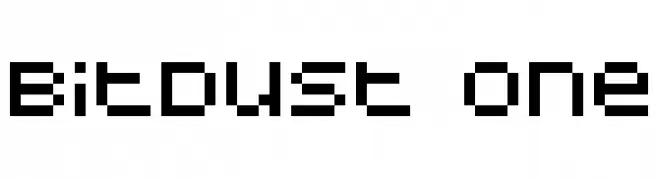 BitDust One  les polices de caractères gratuit tlcharger