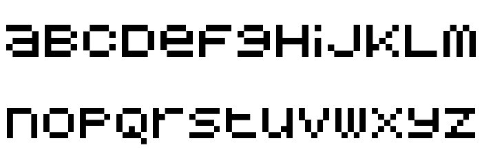 BitDust One Font LOWERCASE