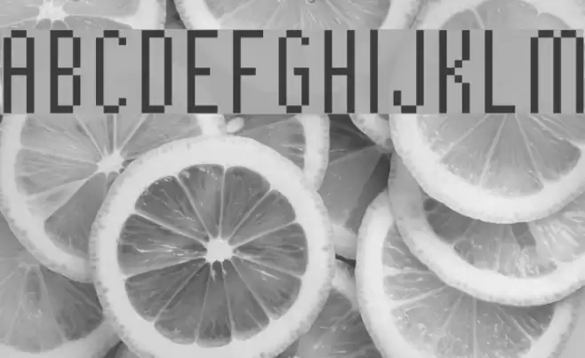 BitHigh Font examples