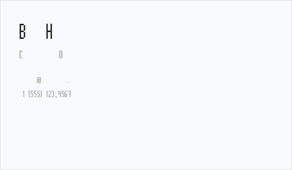 BitHigh Business Card