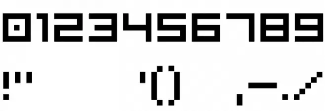 BitLow Font OTHER CHARS