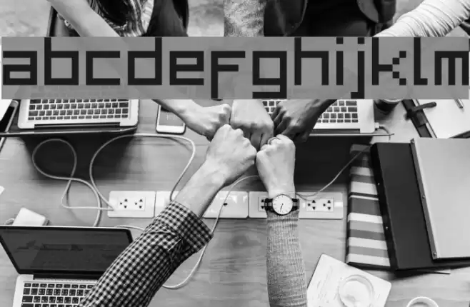 BitLow Font examples