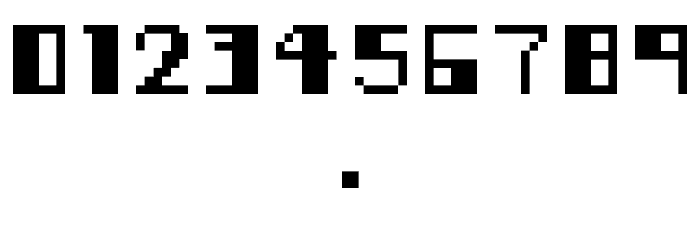 BitNoire Regular Font OTHER CHARS