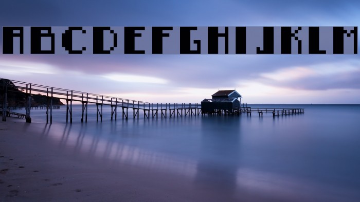 BitNoire Regular Font examples