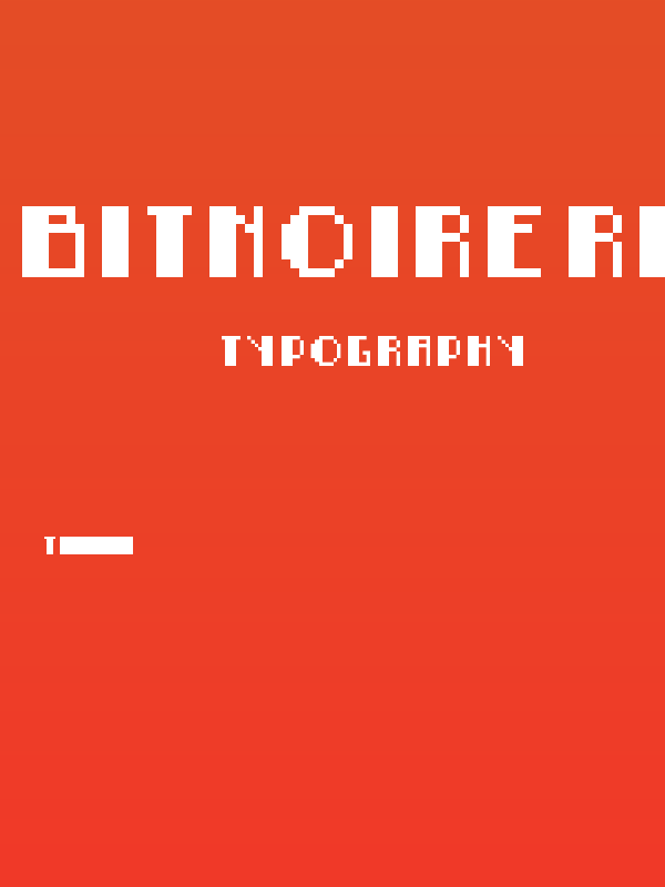 BitNoire Regular Poster