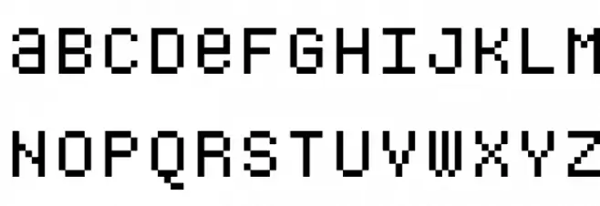 Bitblox-Monospaced 字体 小写