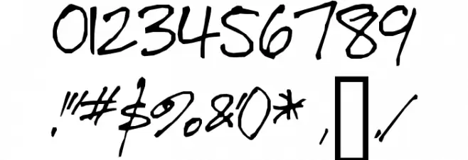 Bitch Cakes Font OTHER CHARS