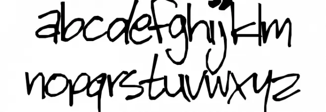 Bitch Cakes फ़ॉन्ट लोअरकेस