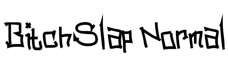 BitchSlap Normal  لخطوط تنزيل