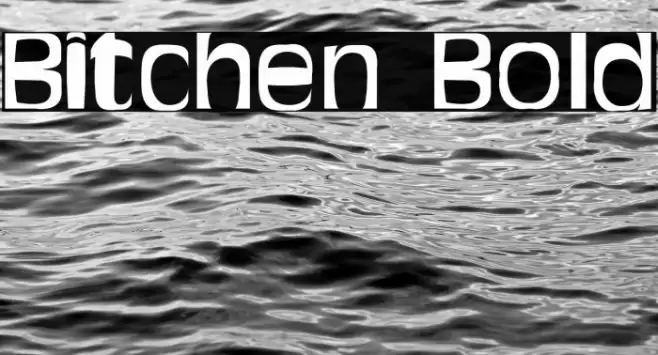 Bitchen Bold Font examples
