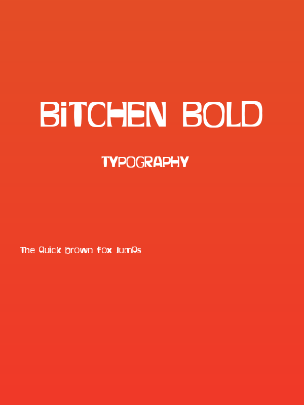 Bitchen Bold Poster