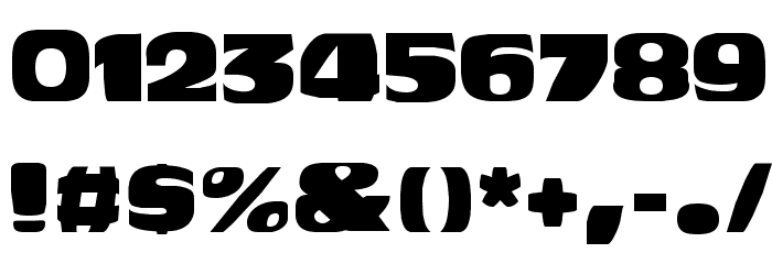 Bitchen Nord Font OTHER CHARS