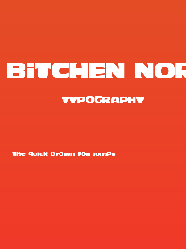 Bitchen Nord Poster