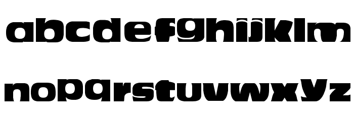 Bitchen Nord Font LOWERCASE